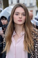 CHARLOTTE LAWRENCE at Valentino Show at Paris Fashion Week 03/04/2018