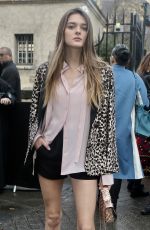 CHARLOTTE LAWRENCE at Valentino Show at Paris Fashion Week 03/04/2018