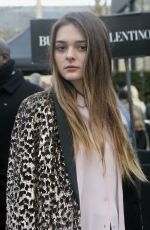 CHARLOTTE LAWRENCE at Valentino Show at Paris Fashion Week 03/04/2018