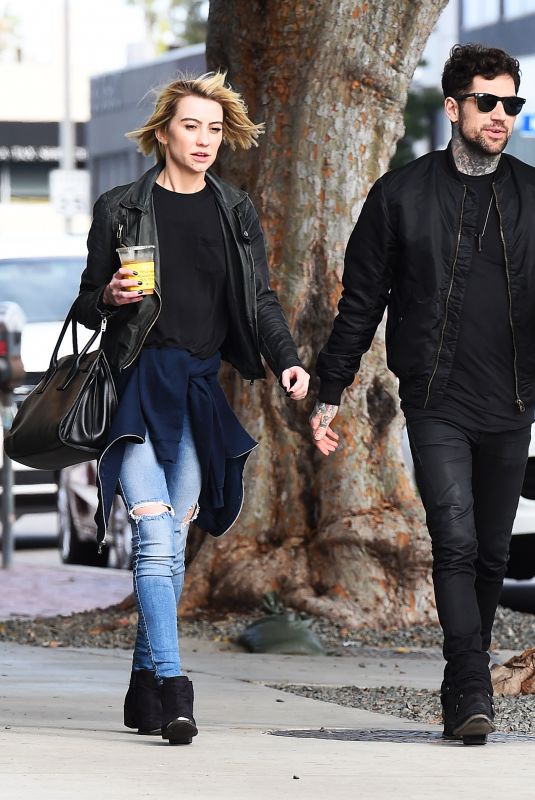 CHELSEA KANE and Graham Nation Out in Los Angeles 03/15/2018