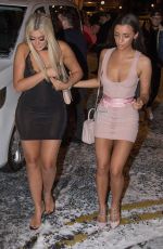 CHLE FERRY Night Out in Newcastle 03/18/2018
