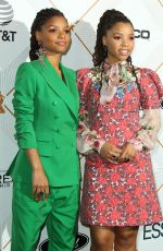 CHLOE and HALLE BAILEY at 2018 Essence Black Women in Hollywood Luncheon in Beverly Hills 03/01/2018