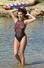 CHLOE GOODMAN in Swimsuit at a Beach in Cyprus 03/02/2018