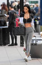 CHLOE KHAN at Airport in Manchester 03/27/2018