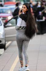 CHLOE KHAN at Airport in Manchester 03/27/2018