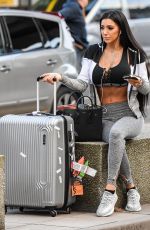 CHLOE KHAN at Airport in Manchester 03/27/2018