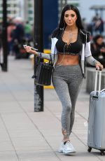 CHLOE KHAN at Airport in Manchester 03/27/2018