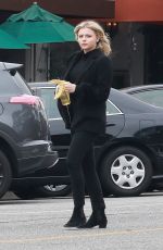 CHLOE MORETZ All in Black Out in Beverly Hills 03/20/2018
