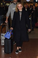 CHLOE MORETZ Arrives in Paris 03/05/2018