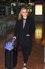 CHLOE MORETZ Arrives in Paris 03/05/2018