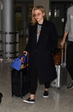 CHLOE MORETZ Arrives in Paris 03/05/2018