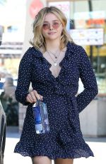 CHLOE MORETZ at a Gas Station in Los Angeles 03/26/2018