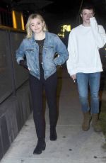 CHLOE MORETZ at Gracias Madre in West Hollywood 03/23/2018