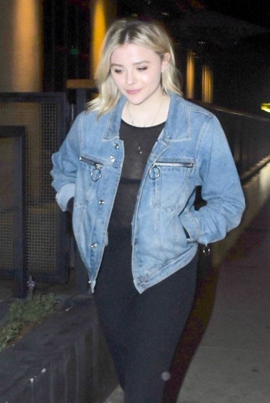 CHLOE MORETZ at Gracias Madre in West Hollywood 03/23/2018