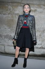 CHLOE MORETZ at Louis Vuitton Fashion Show in Paris 03/06/2018