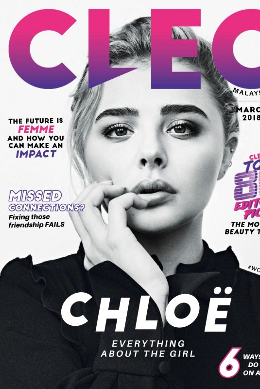 CHLOE MORETZ in Cleo Magazine, Malaysia March 2018