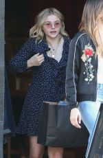 CHLOE MORETZ Shopping at Golden Age in West Hollywood 03/26/2018