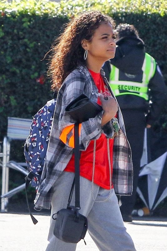CHRISTINA MILIAN Arrives at a Studio in Los Angeles 03/23/2018