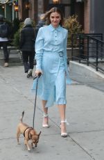 CHRISTINE EVANGELISTA Arrives at Bowery Hotel in New York 03/08/2018