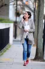 CHRISTINE LAMPARD Out and About in Chelsea 03/27/2018