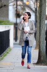 CHRISTINE LAMPARD Out and About in Chelsea 03/27/2018