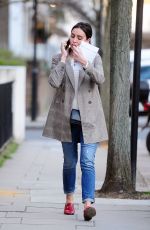 CHRISTINE LAMPARD Out and About in Chelsea 03/27/2018