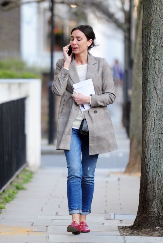 CHRISTINE LAMPARD Out and About in Chelsea 03/27/2018