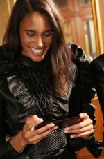CINDY BRUNA at Balmain Fashion Show at Paris Fashion Week 03/02/2018