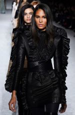 CINDY BRUNA at Balmain Fashion Show at Paris Fashion Week 03/02/2018