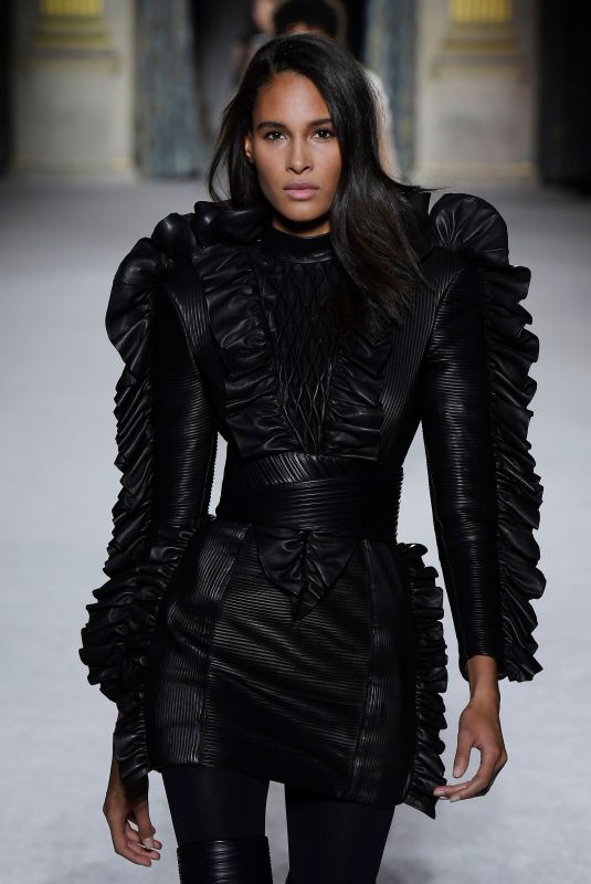 CINDY BRUNA at Balmain Fashion Show at Paris Fashion Week 03/02/2018