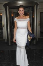 CLAIRE SWEENEY Leaves Dorchester Hotel in London 03/18/2018