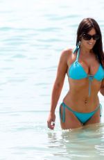 CLAUDIA ROMANI in Bikini at a Beach in Miami 03/22/2018