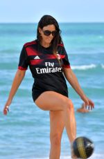 CLAUDIA ROMANI in Bikini Bottom on the Beach in Miami 03/12/2018