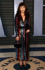 CONSTANCE WU at 2018 Vanity Fair Oscar Party in Beverly Hills 03/04/2018