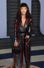 CONSTANCE WU at 2018 Vanity Fair Oscar Party in Beverly Hills 03/04/2018