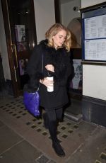 CRESSIDA BONAS Leaves Jermyn Street Theatre in London 03/22/2018