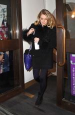 CRESSIDA BONAS Leaves Jermyn Street Theatre in London 03/22/2018