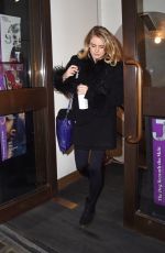 CRESSIDA BONAS Leaves Jermyn Street Theatre in London 03/22/2018