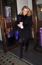 CRESSIDA BONAS Leaves Jermyn Street Theatre in London 03/22/2018