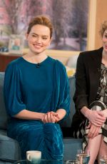 DAISY RIDLEY at This Morning TV Show in London 03/03/2018