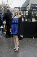 DAKOTA FANNING at Valentino Show at Paris Fashion Week 03/04/2018