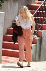 DAKOTA FANNING Out and About in Hollywood 03/23/2018