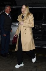 DAKOTA FANNING Out for Dinner in London 03/28/2018