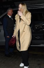 DAKOTA FANNING Out for Dinner in London 03/28/2018