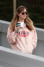 DAKOTA JOHNSON Leaves a Studio in Burnaby 03/07/2018