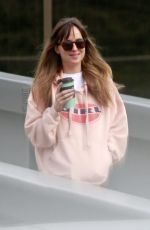 DAKOTA JOHNSON Leaves a Studio in Burnaby 03/07/2018