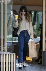 DAKOTA JOHNSON Out Shopping in Los Angeles 03/01/2018