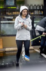 DANIELLE CAMPBELL Leaves Earthbar in Los Angeles 03/22/2018