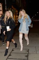 DANIELLE SELLERS Arrives at Reign Nightclub in London 03/27/2018