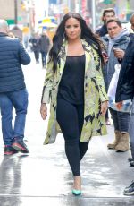 DEMI LOVATO Arrives at SiriusXM Studios in New York 03/22/2018